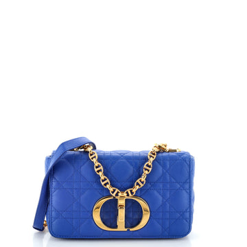 Christian Dior Caro Bag Cannage Quilt Calfskin Small