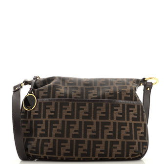Fendi Chef Crossbody Bag Zucca Canvas Small