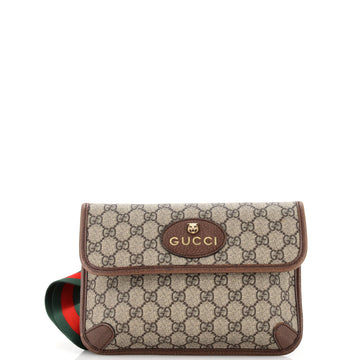 Gucci Neo Vintage Flap Belt Bag GG Coated Canvas