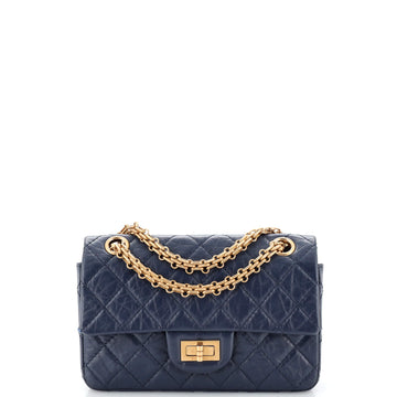 Chanel Reissue 2.55 Flap Bag Quilted Aged Calfskin Mini