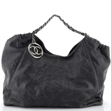 Chanel Coco Cabas Distressed Caviar Large