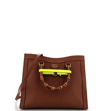 Gucci Diana NM Bamboo Handle Tote Leather Medium