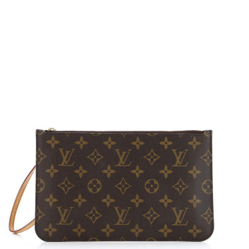Louis Vuitton Neverfull Pochette Monogram Canvas Large