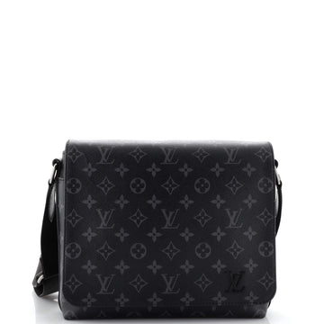 Louis Vuitton District Messenger Bag Monogram Eclipse Canvas PM