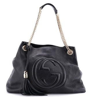 Gucci Soho Chain Strap Shoulder Bag Leather Medium