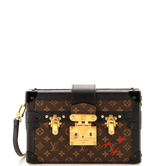 Louis Vuitton Petite Malle Handbag Monogram Canvas