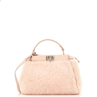 Fendi Peekaboo Bag Shearling Mini