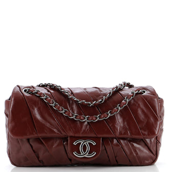 Chanel Twisted Flap Bag Glazed Calfskin Medium