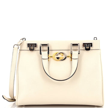 Gucci Zumi Top Handle Bag Leather Small