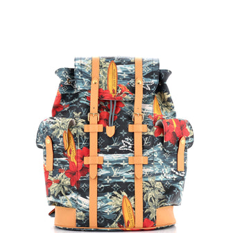 Louis Vuitton Christopher Backpack Limited Edition Surfing Monogram Canvas MM 288234