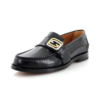 Gucci Men's GG Buckle Loafers Leather