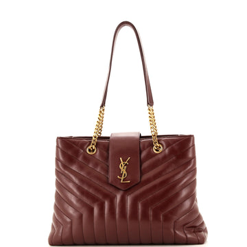 Saint Laurent LouLou Tote Matelasse Chevron Leather Large