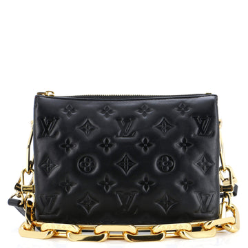 Louis Vuitton Coussin Bag Monogram Embossed Lambskin BB