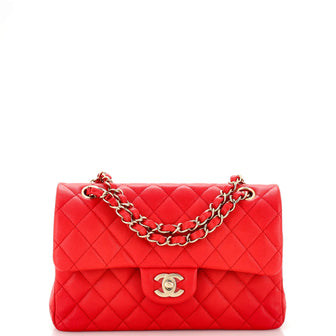 Chanel Classic Double Flap Bag Quilted Caviar Small