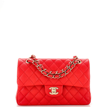 Chanel Classic Double Flap Bag Quilted Caviar Small