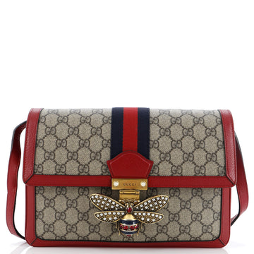 Gucci Queen Margaret Shoulder Bag GG Coated Canvas Medium