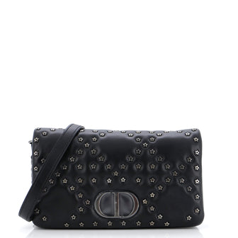 Christian Dior Caro Bag Lucky Star Studded Macrocannage Calfskin Mini