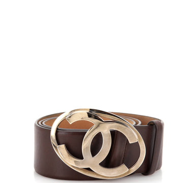 Chanel Oval CC Belt Calfskin Wide