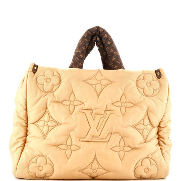 Louis Vuitton Pillow OnTheGo Tote Monogram Quilted Econyl Nylon GM