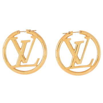 Louis Vuitton Louise Hoop Earrings Metal GM
