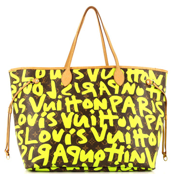 Louis Vuitton Neverfull Tote Limited Edition Monogram Graffiti GM
