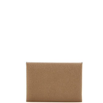 Hermes Calvi Duo Card Holder Chevre Mysore