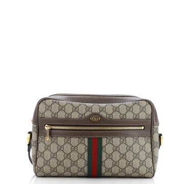Gucci Ophidia Shoulder Bag GG Coated Canvas Small