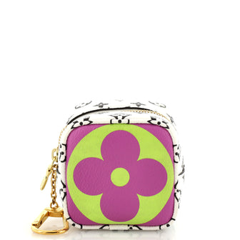 Louis Vuitton Cube Coin Purse Limited Edition Colored Monogram Giant