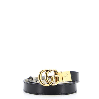 Gucci GG Marmont Reversible Belt Leather Thin