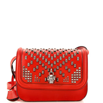 Alexander McQueen Padlock Crossbody Bag Studded Leather