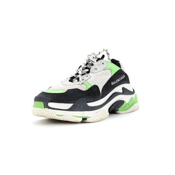 Balenciaga Men's Triple S Sneakers Fabric and Mesh with Faux Leather