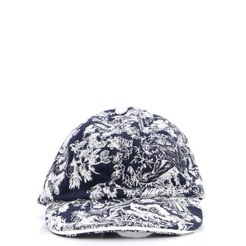 Christian Dior D-Player Toile de Jouy Baseball Cap Embroidered Canvas