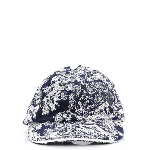 Christian Dior D-Player Toile de Jouy Baseball Cap Embroidered