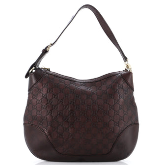 Gucci Charlotte Zip Hobo Guccissima Leather Medium