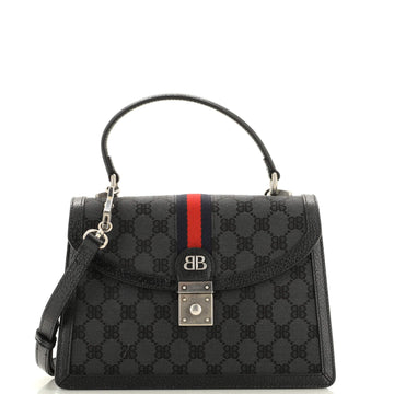 Balenciaga x Gucci The Hacker Project Top Handle Bag BB Canvas Small