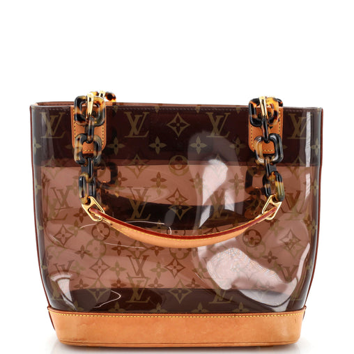 Louis Vuitton Sac Ambre Handbag Monogram Vinyl PM Brown 2886638