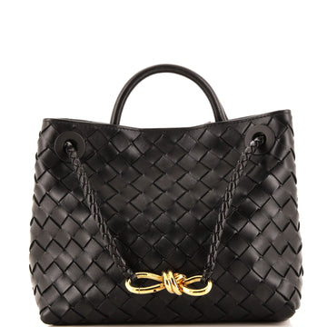 Bottega Veneta Andiamo Top Handle Bag Intrecciato Nappa Small