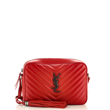 Saint Laurent Lou Camera Bag Matelasse Chevron Leather Small