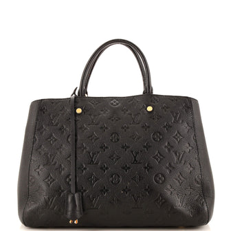 Louis Vuitton Montaigne Handbag Monogram Empreinte Leather GM