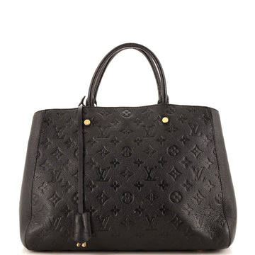 Louis Vuitton Montaigne Handbag Monogram Empreinte Leather GM