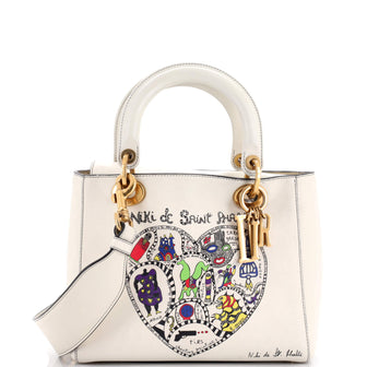 Christian Dior Supple Lady Dior Bag Limited Edition Niki de Saint Phalle Printed Leather Medium