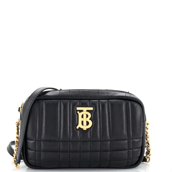 Burberry Lola Camera Bag Quilted Leather Small