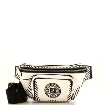 Fendi Front Pocket Waist Bag Joshua Vides Printed Coated Canvas