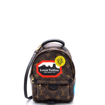 Louis Vuitton Palm Springs Backpack Limited Edition World Tour Monogram Canvas Mini