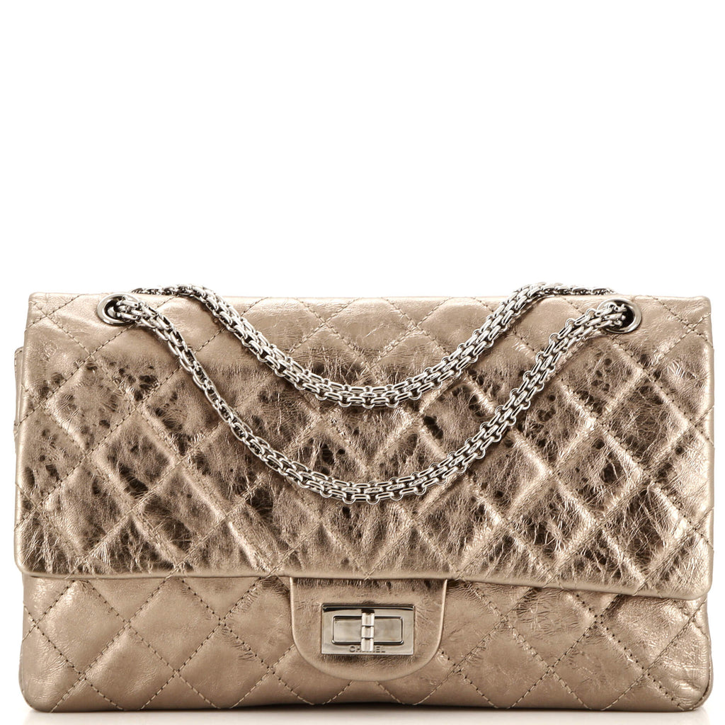 Reissue 2.55 Flap Bag Quilted Metallic Aged Calfskin ...