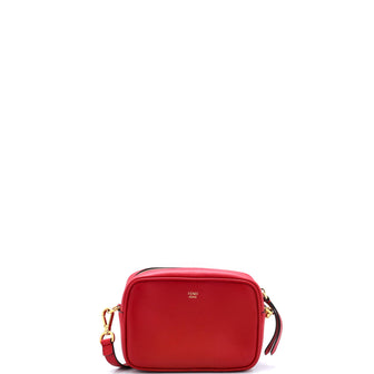 Fendi Camera Bag Zucca Embossed Leather Small