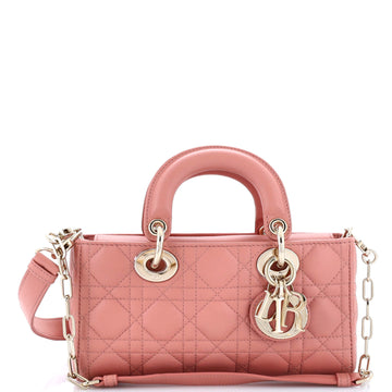 Christian Dior Lady D-Joy Bag Cannage Quilt Lambskin Small