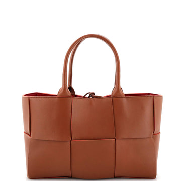 Bottega Veneta Arco Tote Maxi Intrecciato Leather Small