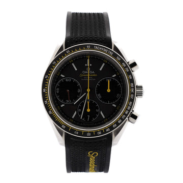 Omega Speedmaster Racing Co-Axial Chronograph Automatic Watch Stainless Steel and Rubber 40