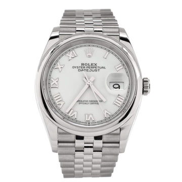 Rolex Oyster Perpetual Datejust Automatic Watch Stainless Steel 36
